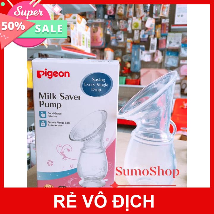 [CHÍNH HÃNG] - Cốc hứng sữa Silicone Pigeon