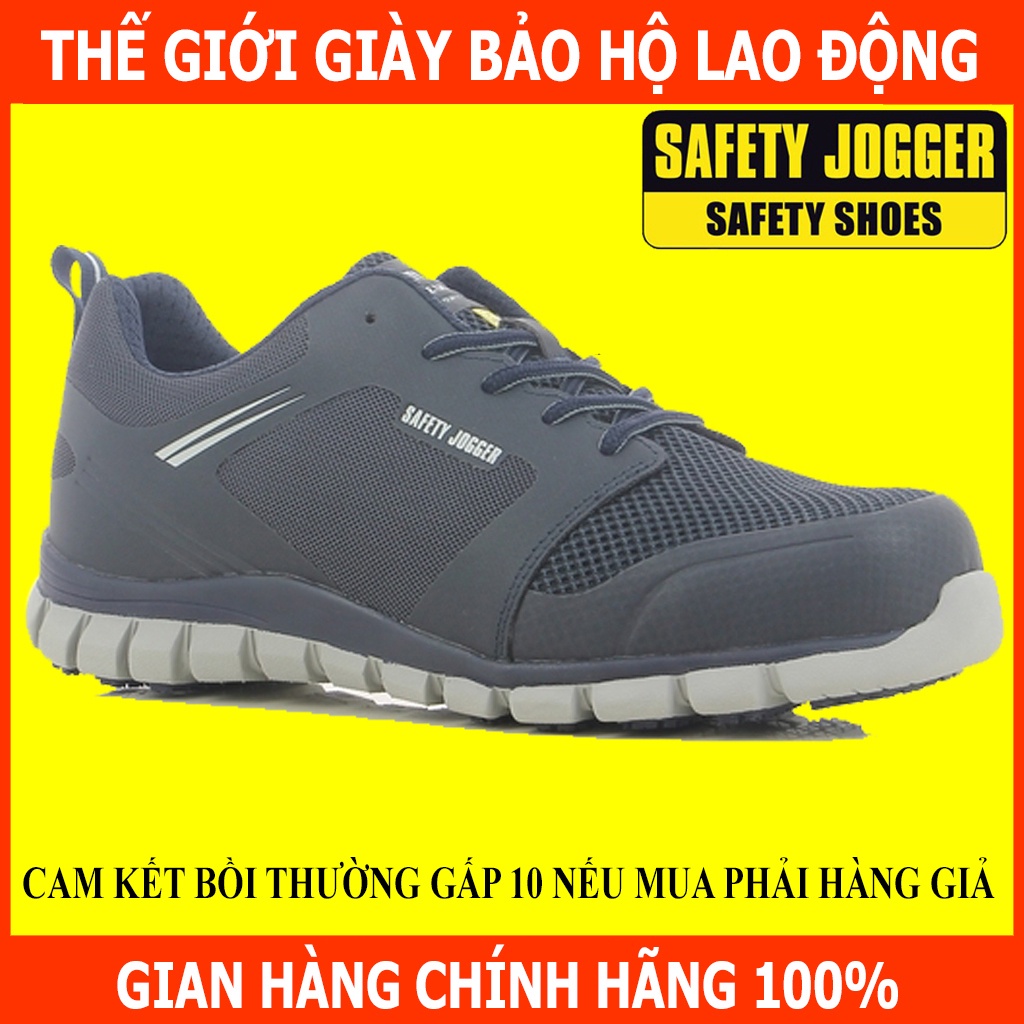 [HÀNG CHÍNH HÃNG]Giày Bảo Hộ Safety Jogger Ligero Siêu Nhẹ, Đế Chống Sốc, Chống Tĩnh Điện, Chống Trơn Trượt