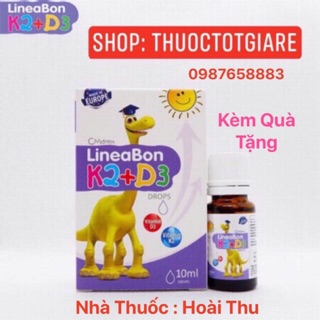 [ Kèm Quà Tặng ] LineaBon K2 + D3 dùng cho trẻ sơ sinh - Hàng chính hãng