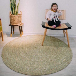( giá siêu rẻ) thảm trải sàn tròn 1m5- thảm cói chụp ảnh