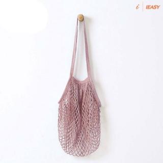IE❤Reusable String Grocery Shopping Bag Mesh Net Fruit Packaging Shoulder Bag Tote