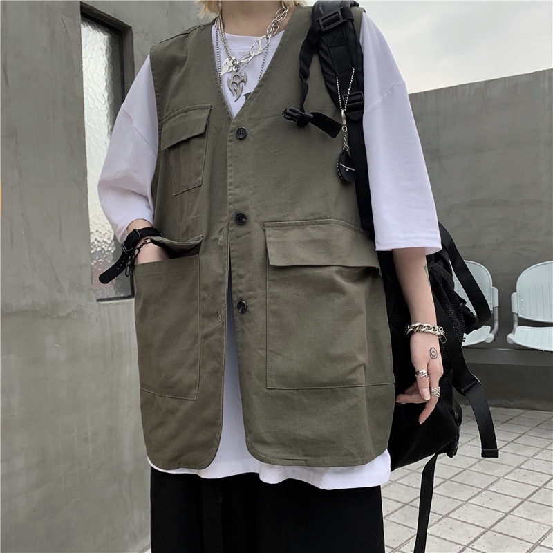 Áo Gile Tunoma áo khoác kaki nam nữ unisex phong cách ulzzang Hàn quốc GL01