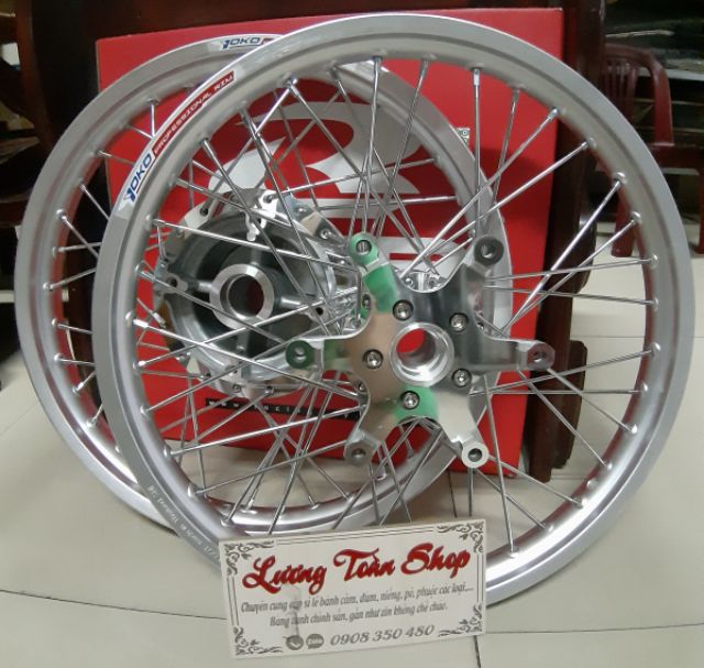 Bánh căm WINNER niềng nhôm YOKO gồm  đã rút căm sẵn