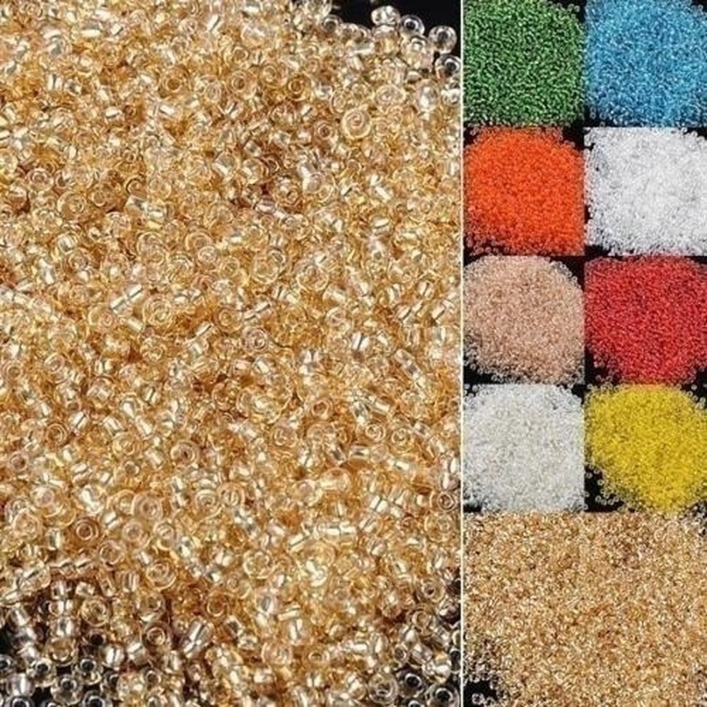 Túi 2000 Hạt Xỏ Lỗ 2mm Bằng Kính