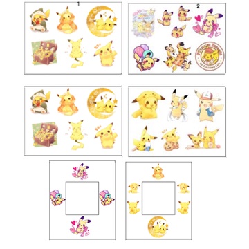 sticker chuột vàng cắt rời size to SCI22 có bao giấy cute dễ thương bullet journal