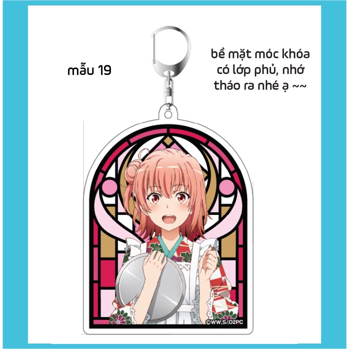 Móc khóa Oregairu (chuyện tình thanh xuân bi hài của tôi quả nhiên là sai lầm