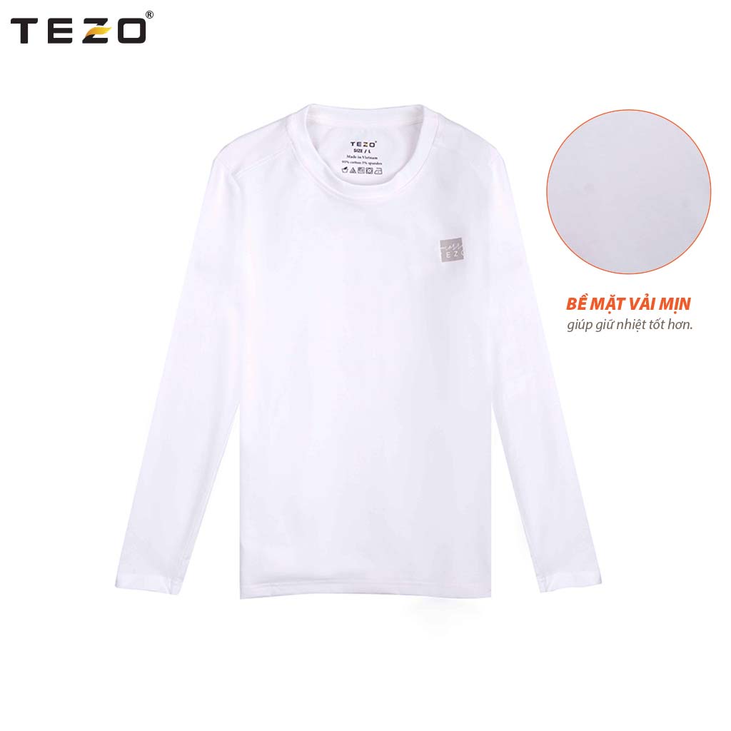 Áo thun trơn nam thu đông TEZO( 4 màu) Dài Tay, Chất Thun Cotton, Co Dãn mã 2111ATOB02 | BigBuy360 - bigbuy360.vn