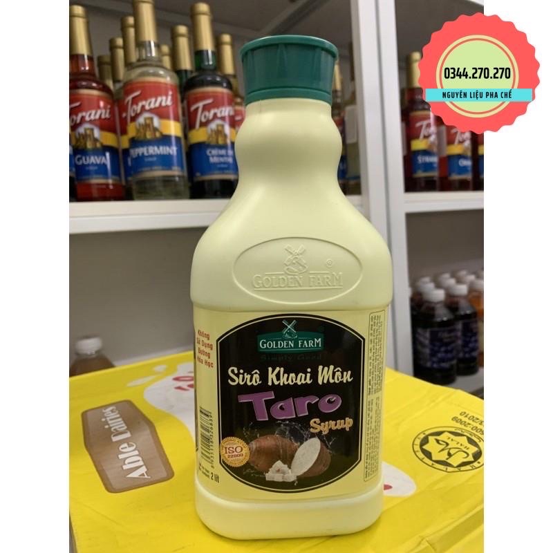 Siro Golden Farm 2L ĐÀO, VẢI, DÂU, MÃNG CẦU, ỔI, KHOAI MÔN...