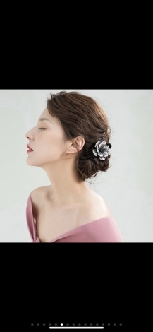 Kẹp mỏ vịt ba răng đính đá thời trang cho nữ