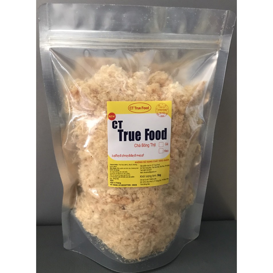 Ruốc siêu xù làm bánh - Chà bông siêu xù / CT True Food - Túi 5 Kg