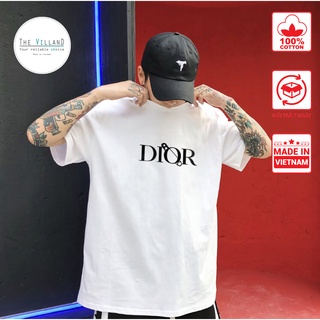 Áo Phông Unisex in Di-0r, Áo thun dáng rộng, oversize, Áo cotton mát mịn