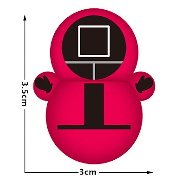 Lật đật đồ chơi mini chủ đề phim Squid Game dành cho trẻ em