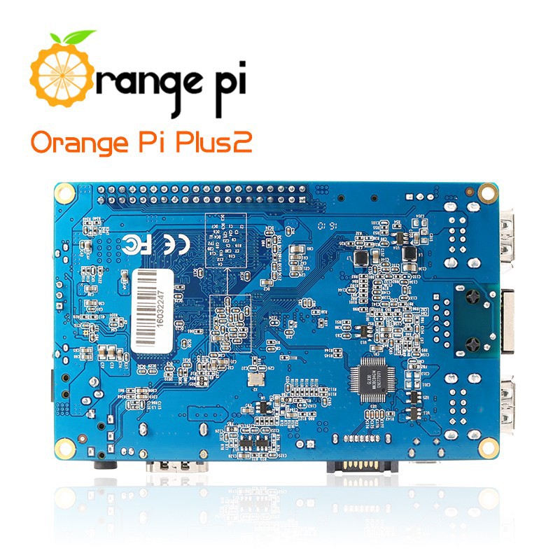 Máy tính nhúng Orange PI Plus 2 chip H3 RAM 2GB đủ LAN WIFI thêm cả cổng SATA nối ổ cứng