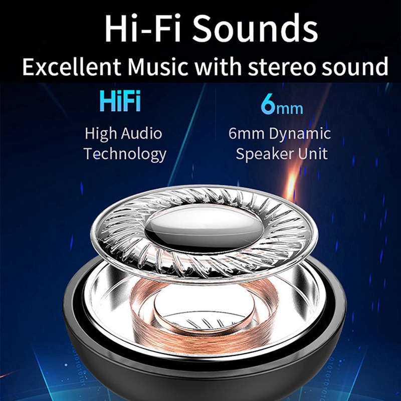 Tai Nghe Bluetooth 5.0 Âm Thanh Hifi Có Mic Cho Điện Thoại Thông Minh