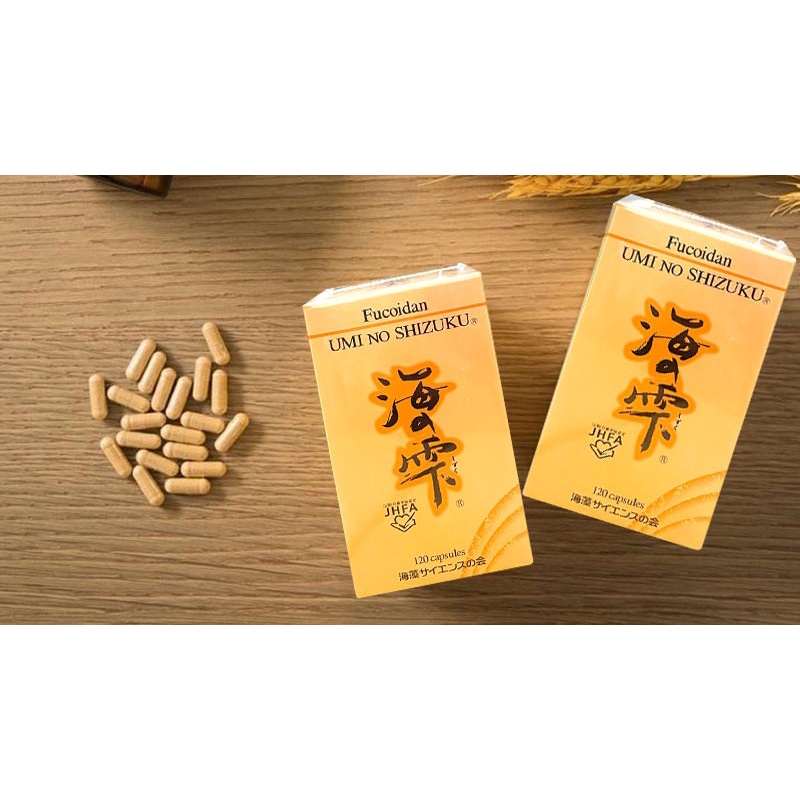 Fucoidan Umi No Shizuku Nhật Bản - Fucoidan vàng 120 viên