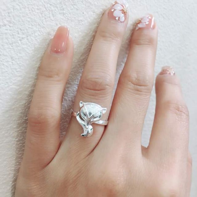 Nhẫn bạc hồ ly và nhiều mẫu