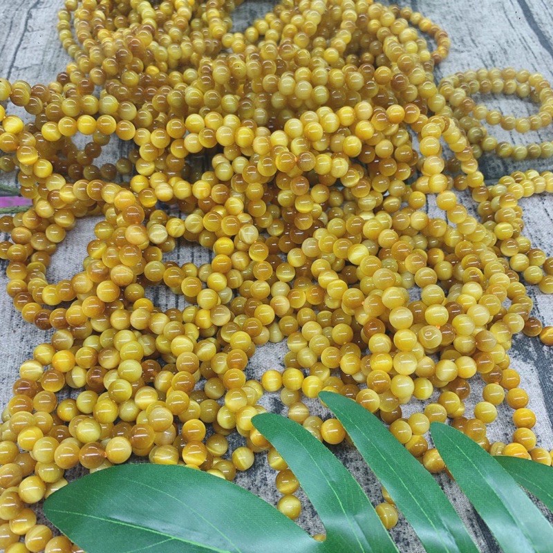 Vòng Tay Đá Mắt Hổ Phiên Bản Đặc Biệt Chuẩn Màu  Size 5-16mm
