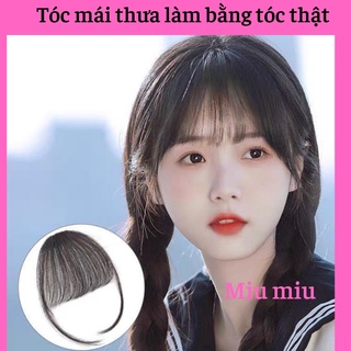 Mái thưa tóc thật dệt tay cao cấp