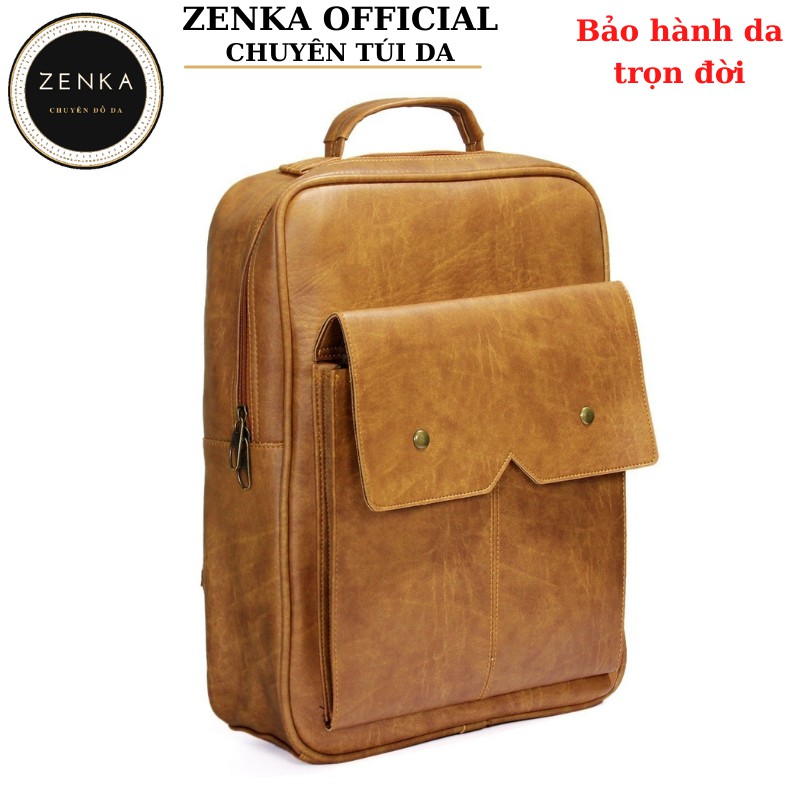 Balo da đựng laptop, ba lô công sở Zenka nhiều ngăn rộng rãi rất tiện dụng_ZBL01_1 | BigBuy360 - bigbuy360.vn