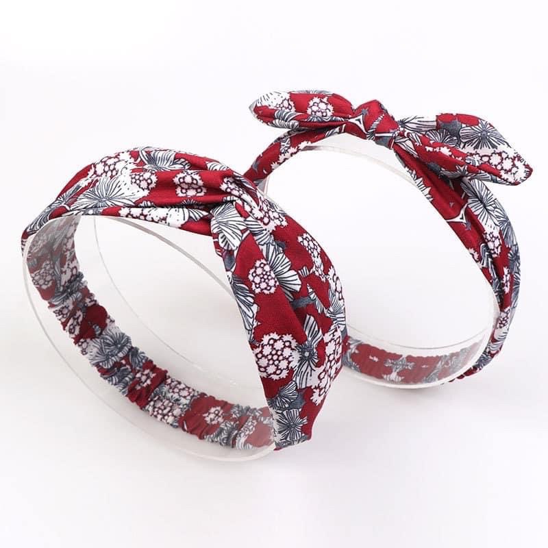 [Hình thật] Set turban cho mẹ và bé