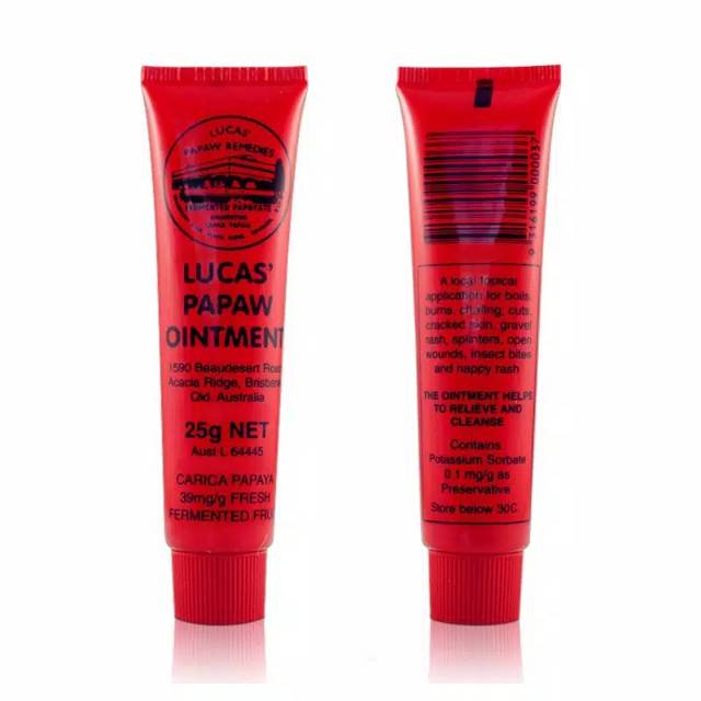 (hàng Mới Về) Kem Dưỡng Môi Chiết Xuất 100% Lucas Papaw 25g | BigBuy360 - bigbuy360.vn