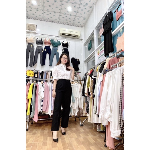 SƠ MI XẾP LI NGỰC DẤU NẸP CAO CẤP