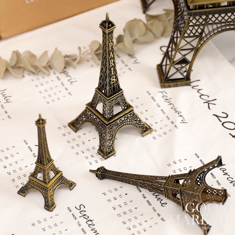 Mô Hình Tháp Eiffel HGJ135 Bằng Kim Loại Trang Trí Phòng Ngủ