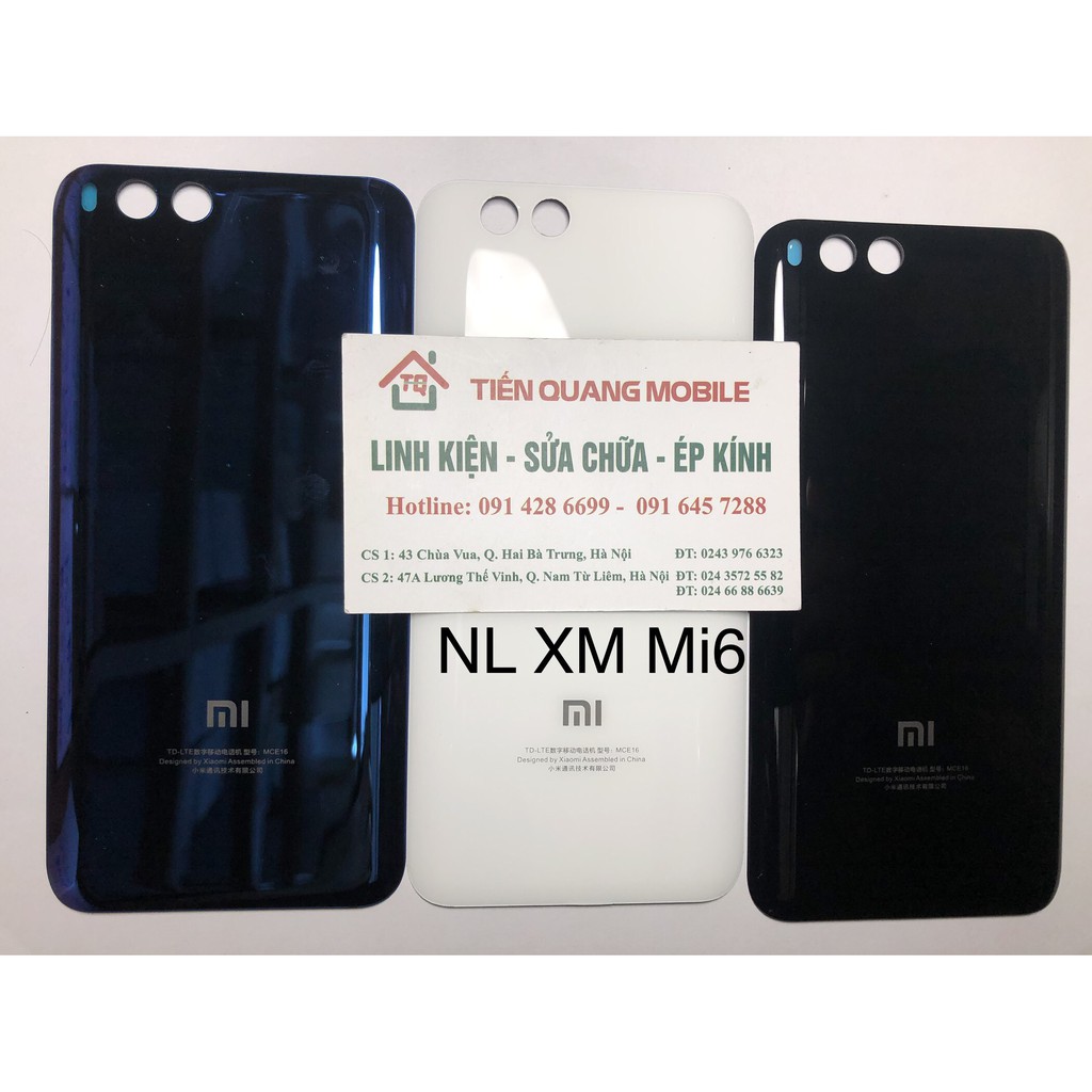Nắp lưng đt Xiaomi Mi 6