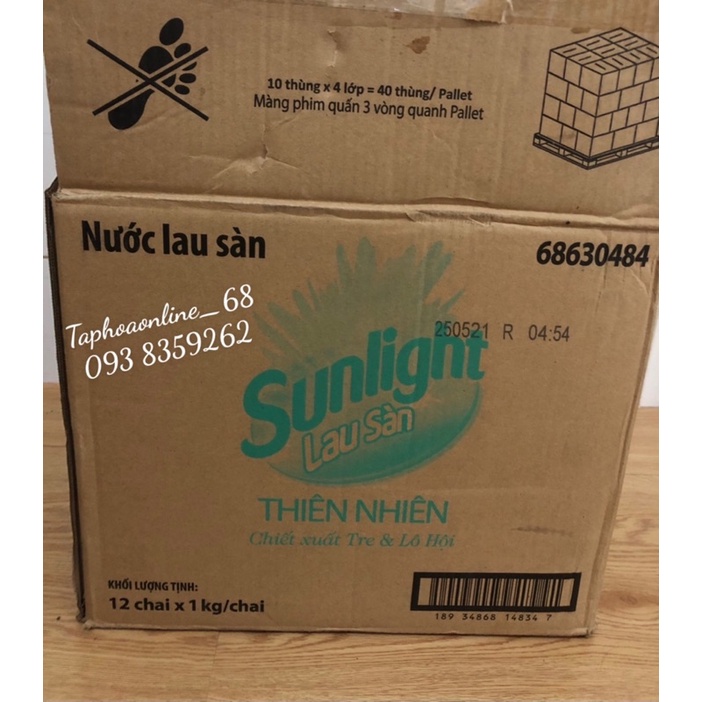 Nước Lau Sàn Sunlight Hương Hoa Thiên Nhiên triết xuất tre và lô hội