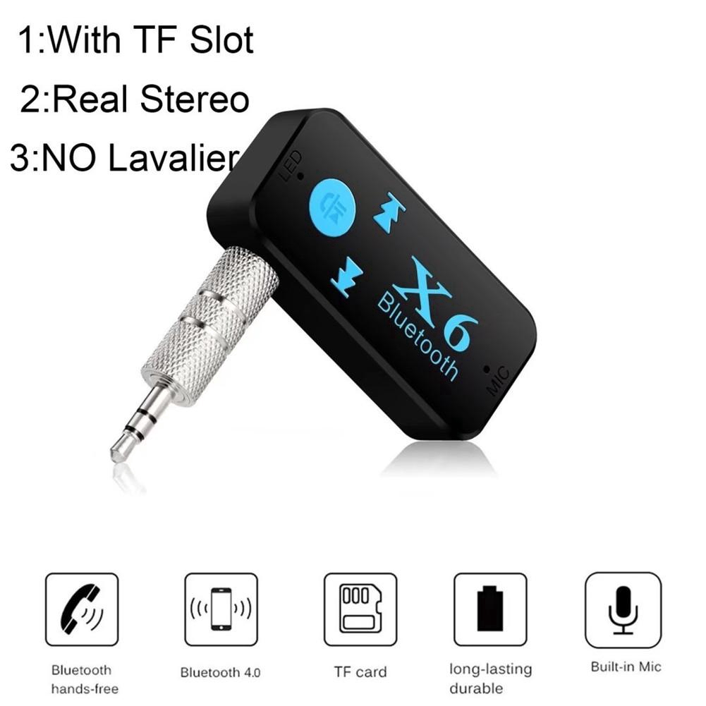 Bộ thiết bị truyền nhận tín hiệu Bluetooth không dây X6 cổng USB 2.0 tích hợp đọc thẻ nhớ