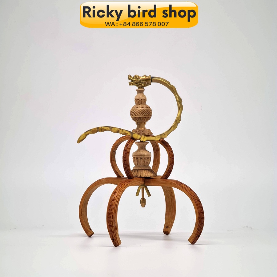 Lồng chim tre, Hwamei bird cage - 3D Qillin design