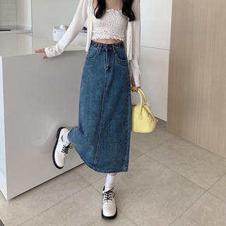 Chân váy Jeans dáng dài full size