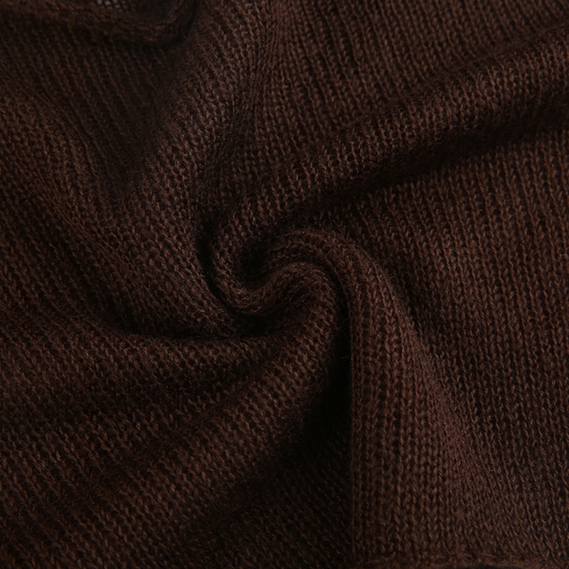 Áo Croptop Dệt Kim Tay Dài Thời Trang Đi Biển Mùa Hè