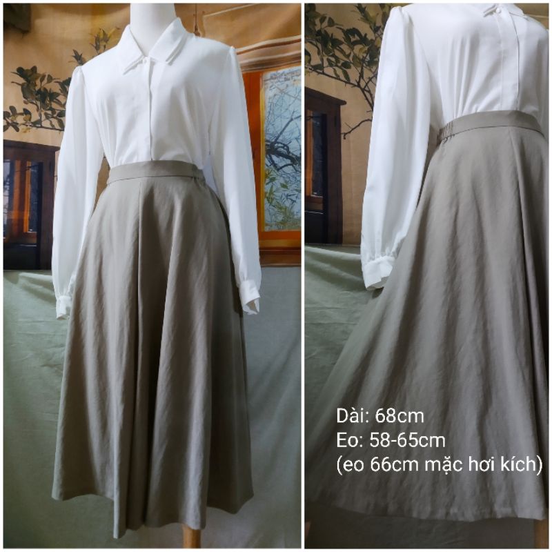 |2hand|  Chân váy nhật dáng dài vintage 2