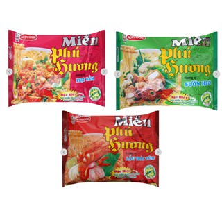 Đủ vị_COMBO 10gói Miến Phú Hương thịt bằm/sườn/lảu thái gói 58g