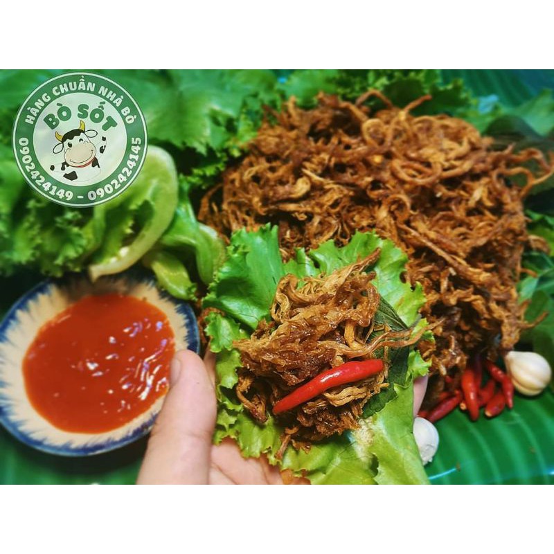 Khô bò sợi nguyên chất ngon miếng xé sợi cay quà biếu tết loại 20gram | BigBuy360 - bigbuy360.vn
