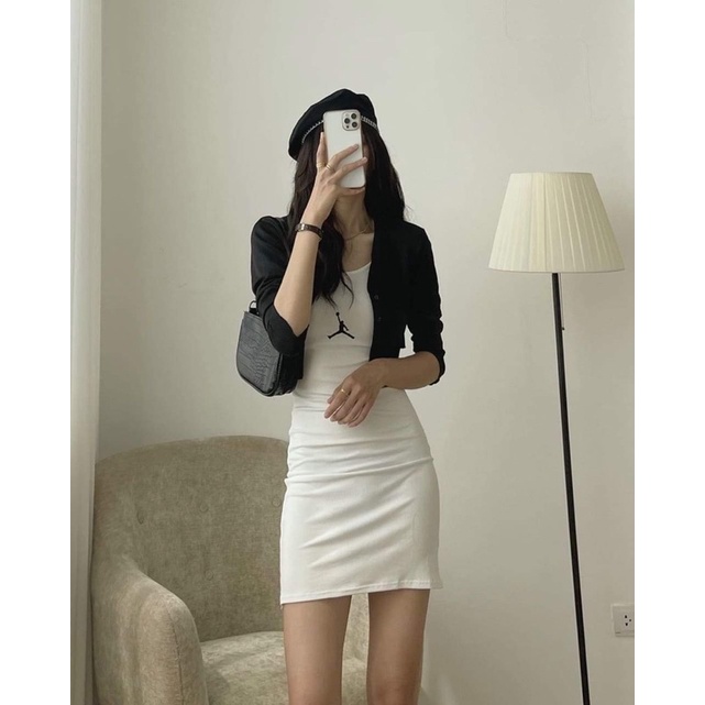 Sét váy người kèm áo khoác KA12