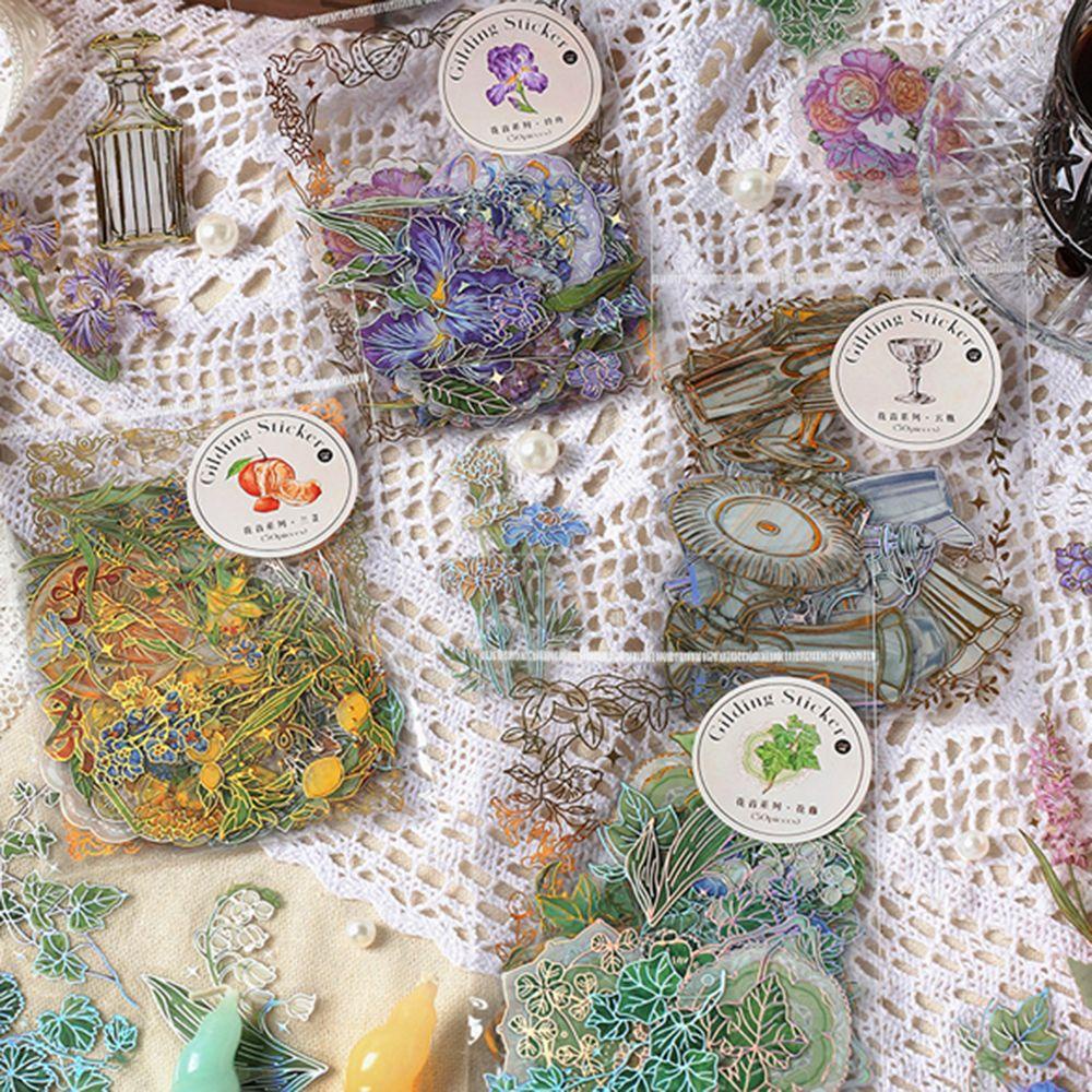 Set 30 Miếng Dán Màu Đồng Dùng Trang Trí Thủ Công DIY