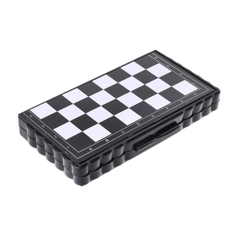 Bộ cờ vua bằng nhựa kích thước mini có từ tính tiện dụng