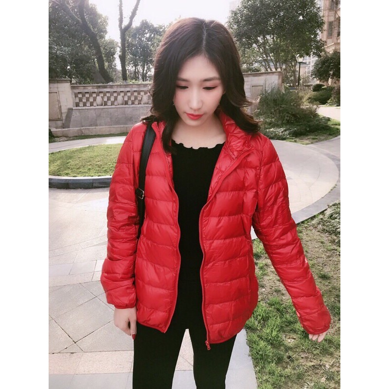 Áo Khoác Lông vũ Siêu Nhẹ Có Mủ 40-120kg Thời Trang Quảng Châu Cao Cấp