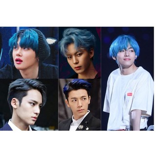 Thuốc Nhuộm Tóc Màu Xanh Dương Đen S/28 Super Blue Hair Dye Cream