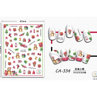sticker dán móng noel