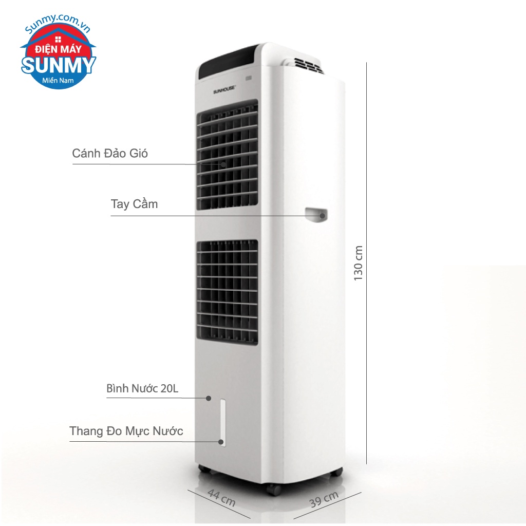 Quạt điều hòa hơi nước Sunhouse SHD7738 - Hàng trưng bày thanh lý