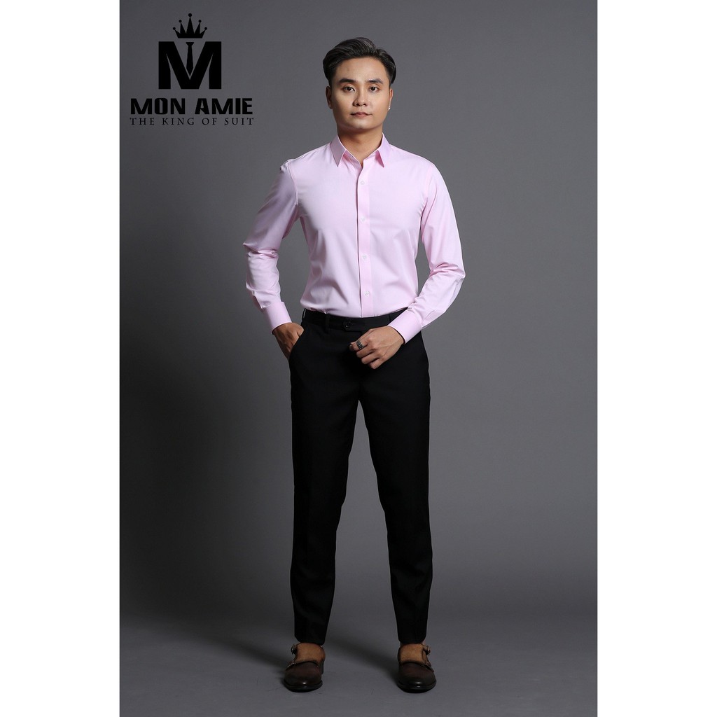 Áo Sơ Mi Nam Mon Amie Công Sở Thời Trang Loại Trơn | BigBuy360 - bigbuy360.vn