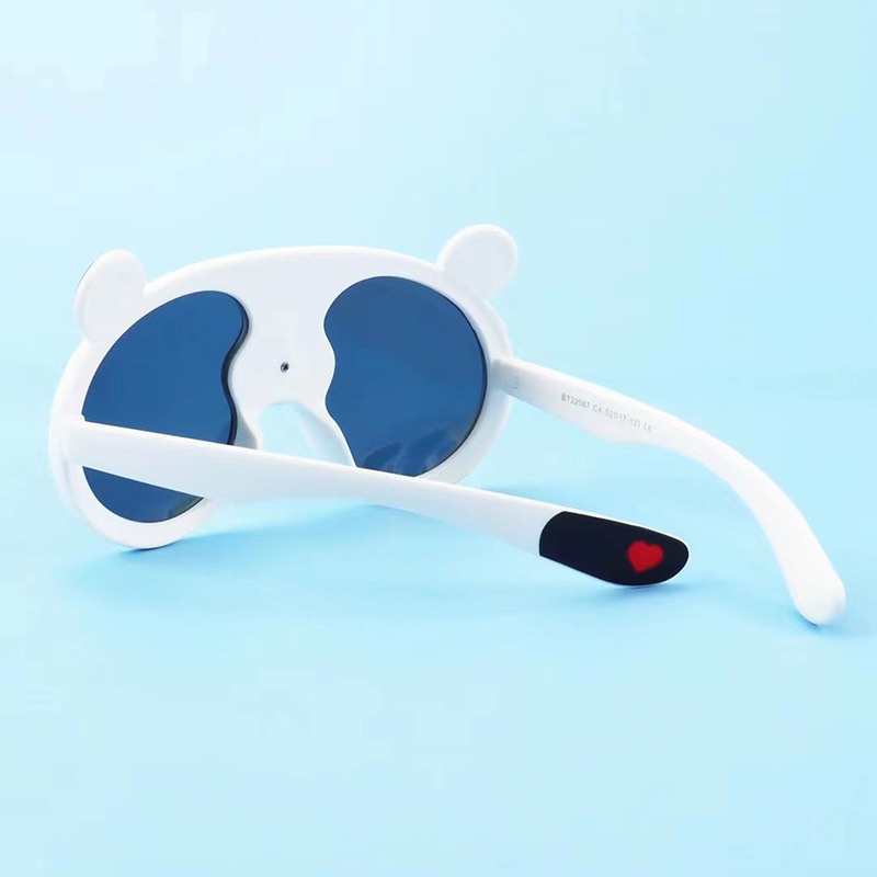 Kính Mát Chống Tia UV Hình Gấu Trúc Hoạt Hình Dễ Thương Cho Bé