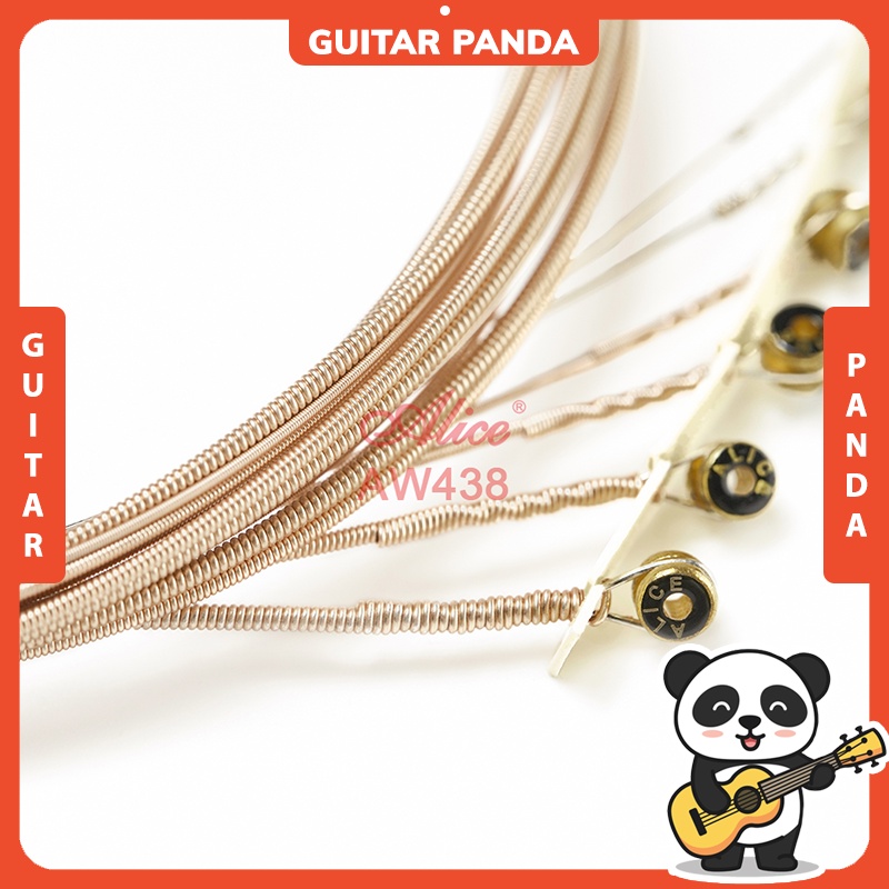 Dây Đàn Guitar Acoustic Alice AW438 Cao Cấp GUITAR PANDA