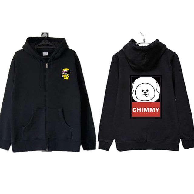 Áo Khoác Hoodie In Hình BT21 Mới Nhất Đẹp Nhất