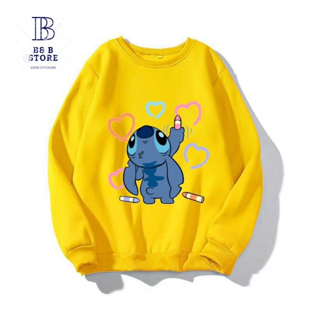 [ FREE_SHIP ] ÁO SWEATER NỈ UNISEX IN CHÚ RÙA CON FORM RỘNG NAM NỮ NHIỀU MÀU