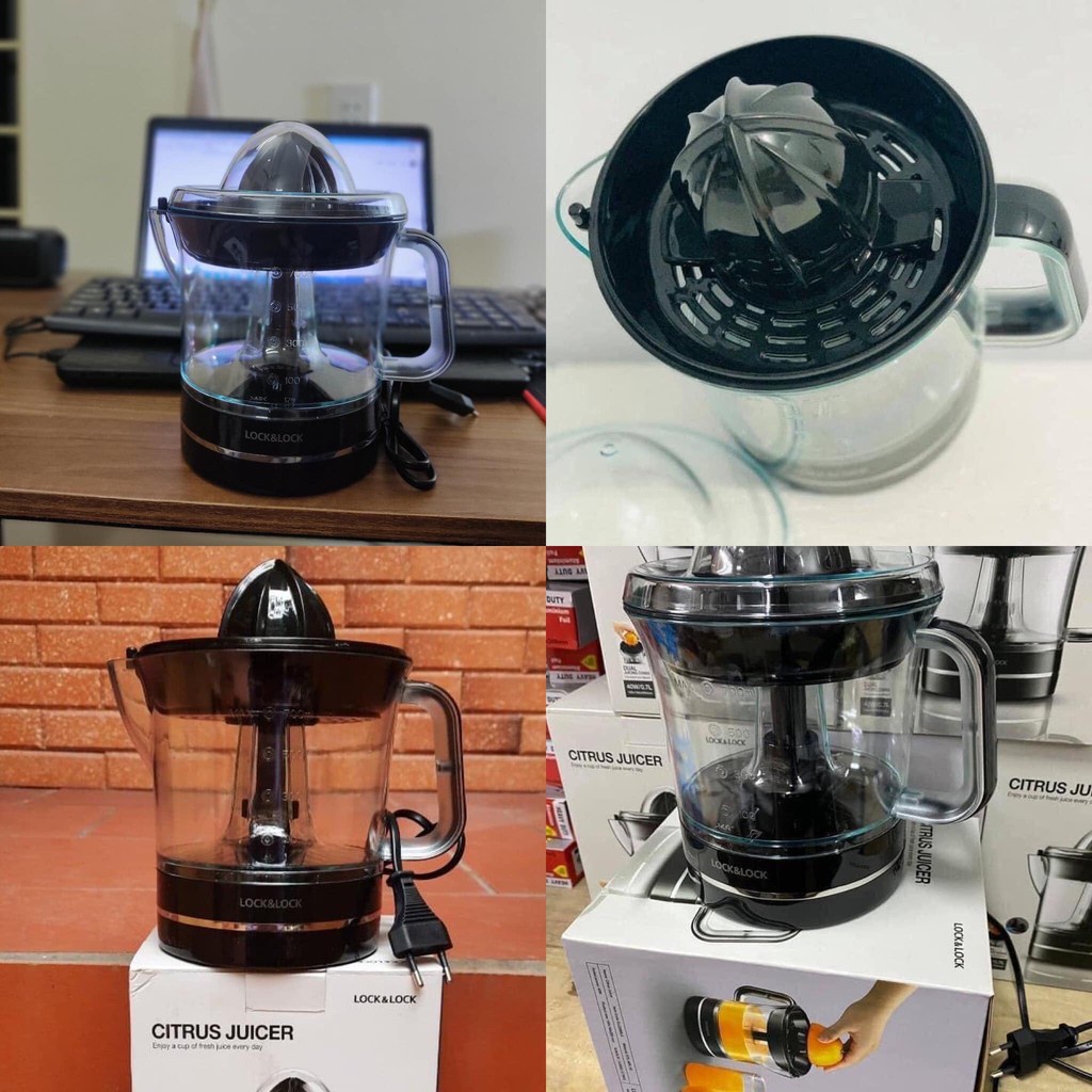 Máy vắt cam kiệt nước Lock&Lock EJJ241 - 1,2L , EJJ236BLK-700ml - BABYHOPSG