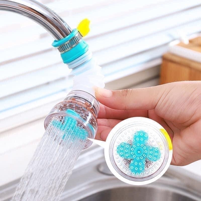 Đầu Vòi Rửa Chén Bát Tăng Áp Xoay 360 Độ